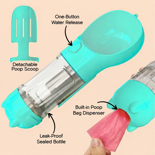 SipMate Pro | 3-in-1 Walk Bottle for Hydration & Cleanup